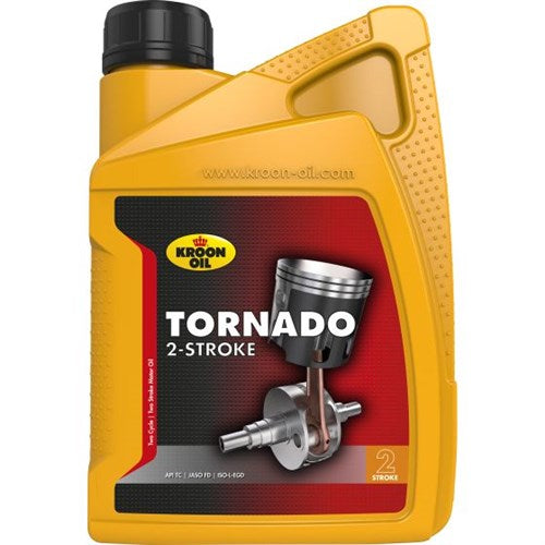 Tornado de óleo de kroon, 2 tempos, cheio de sintéticos. 1 litro