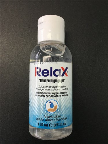 Relax Hand Botzen Gel 110ml Desinfektioun vun 70% Alkohol