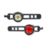 Un set di illuminazione 20 USB ricaricabile nero