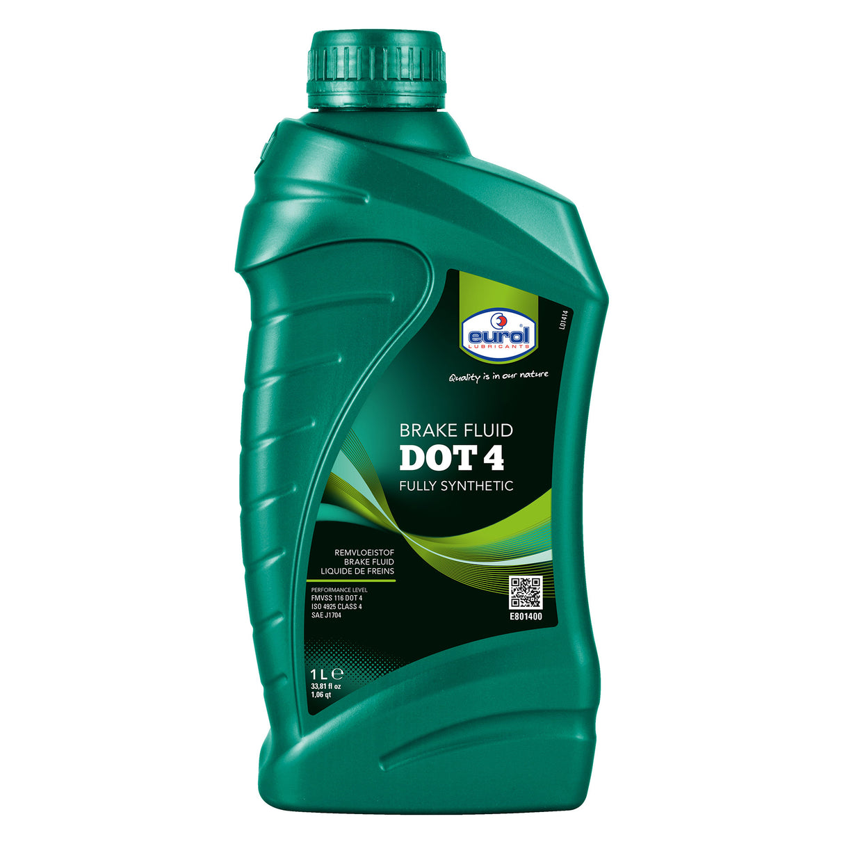 Eurob Bremsflëssegkeet Punkten4 1-Liter 100% Synteotic E801400
