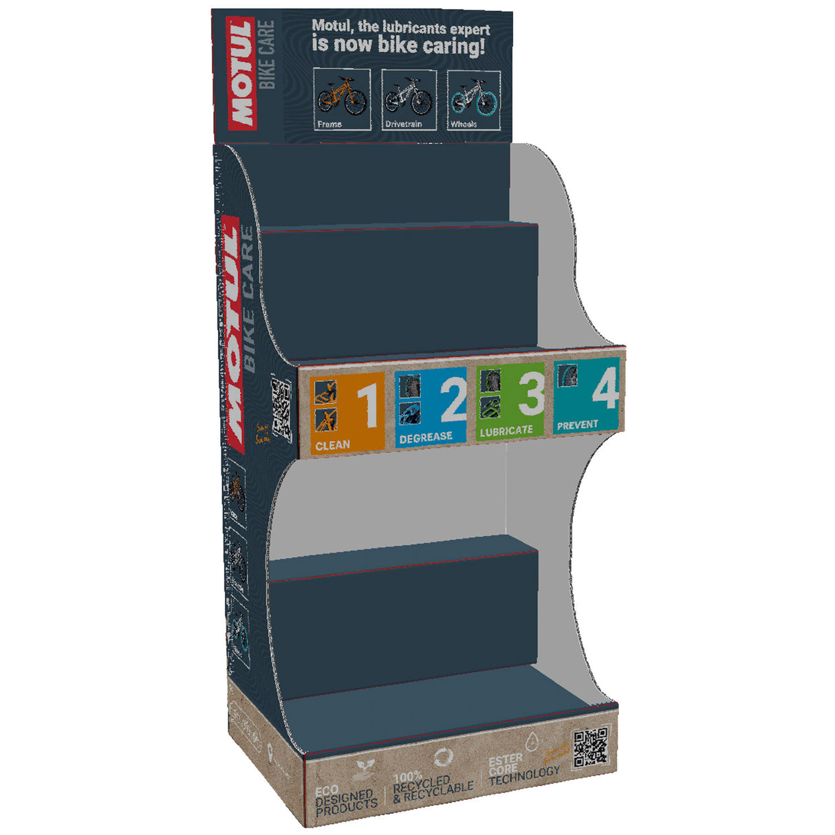 Schwalbe Motul Counter Display Cardboard (prázdny)