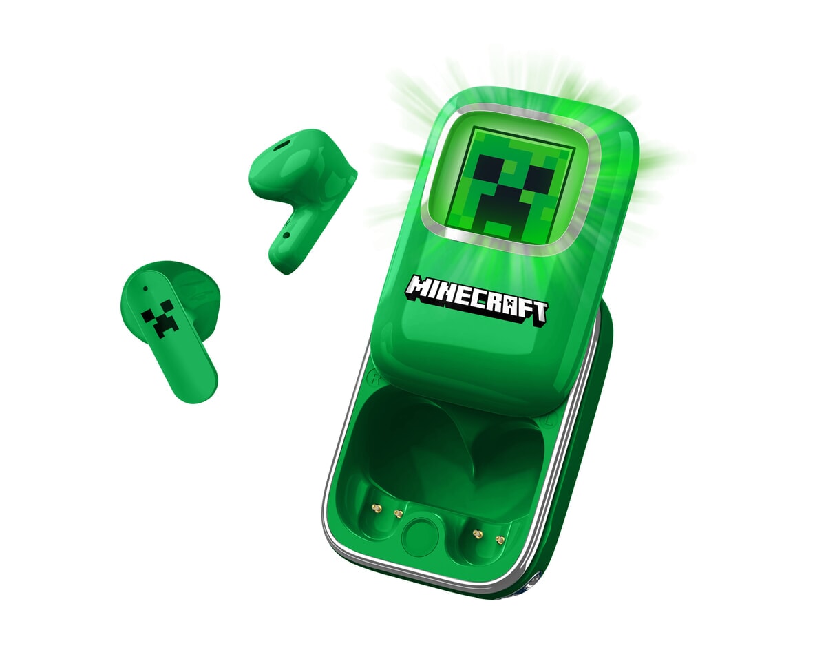 Otl technologies bluetooth slide tws earphones minecraft (mc1316)