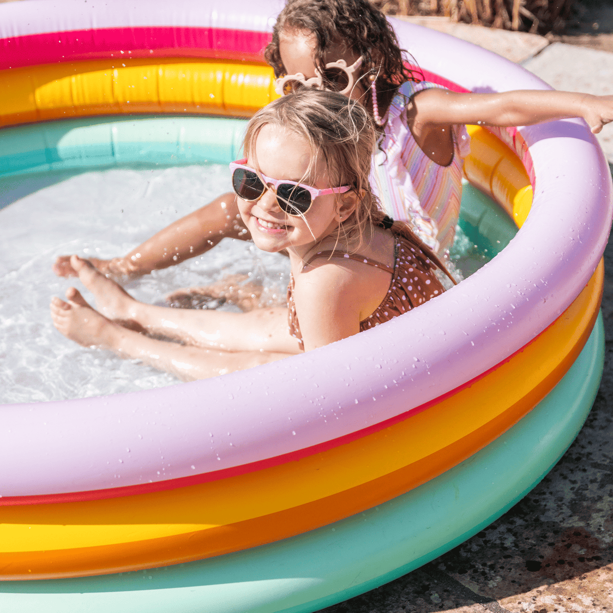 Rush di colore | Piscina multi -colore per bambini Ø 150 cm