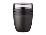 Mepal lunchpot ellipse - Nordic black - 500 ml + 200 ml