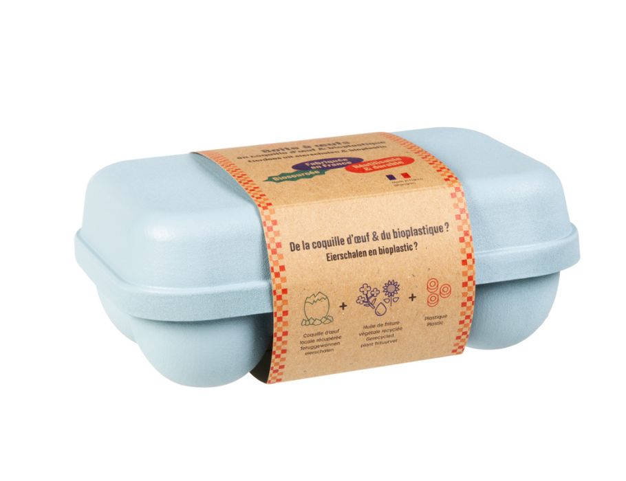 Ah! Table! Egg box for 6 eggs - Blue