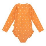 Orange Kiss | Orange Girls UV -baddräkt med långa ärmar