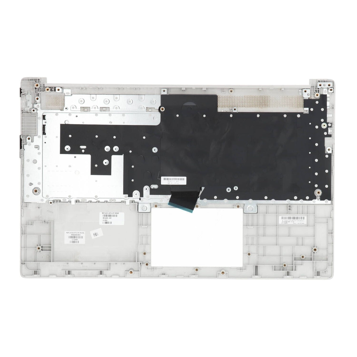 Hp laptop toetsenbord qwerty us + top cover - zilver