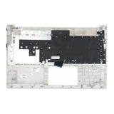 Hp laptop toetsenbord qwerty us + top cover - zilver