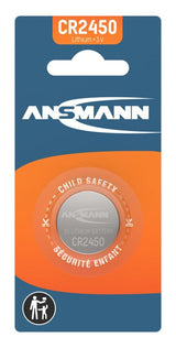 Ansmann Lithium button cell CR2450.