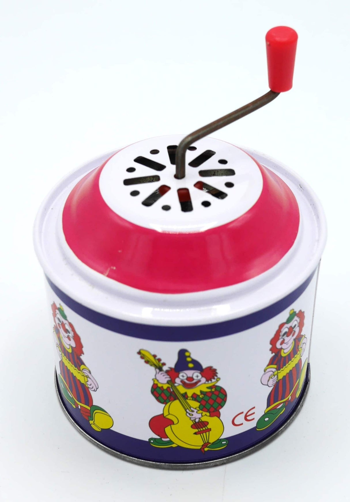 Van der Doelen music box of can Turn the lever and he makes music