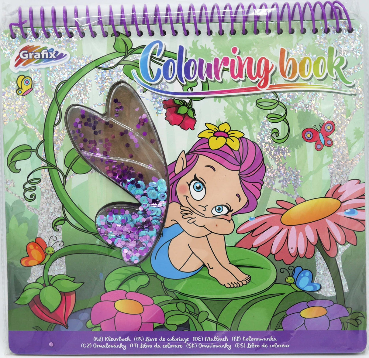 Bongers Toys Elfjes Color Book 20 Page Apos; S con adesivi fate