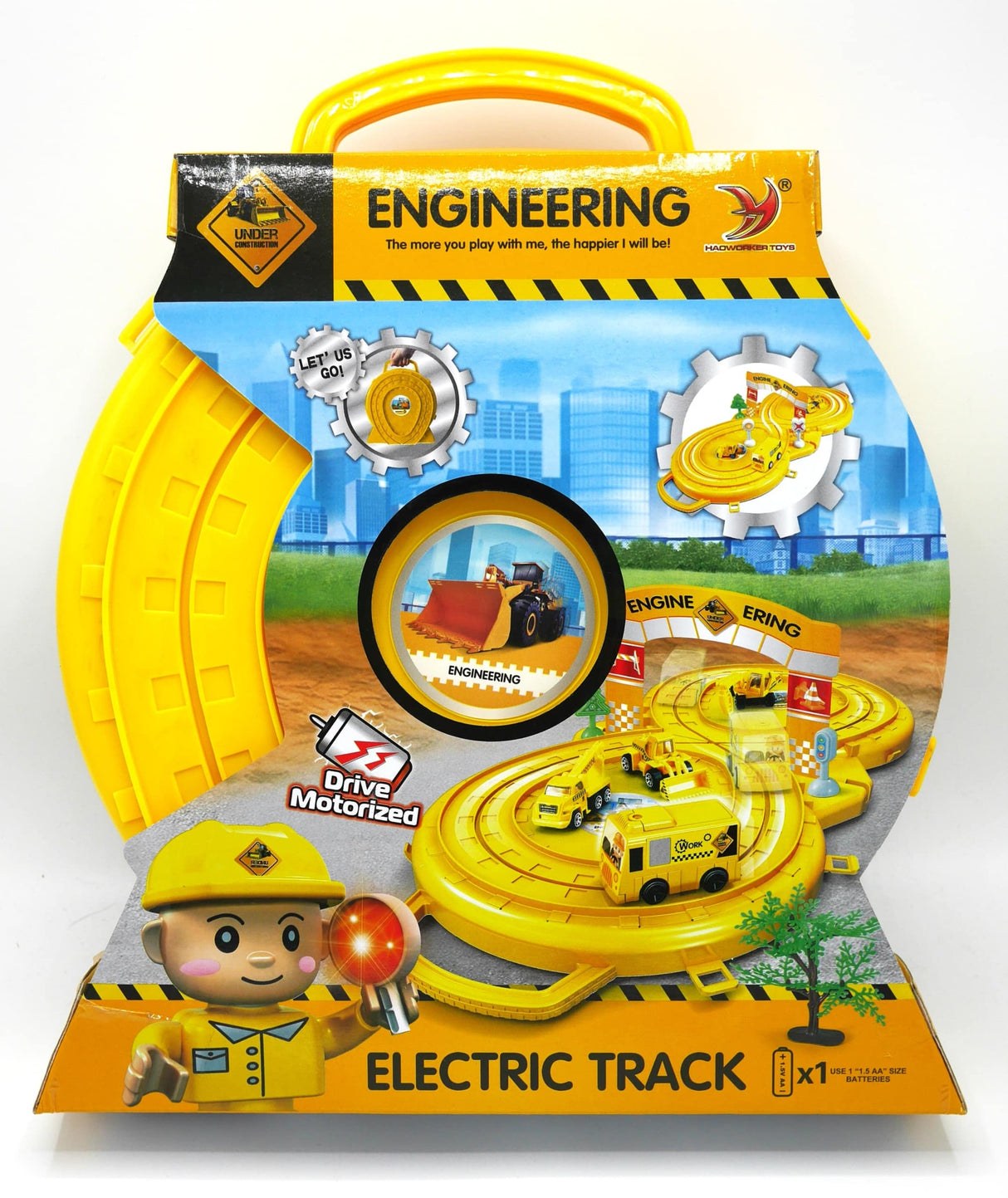 Jonotoys Emergency Suitcase work traffic, car drives on batteries