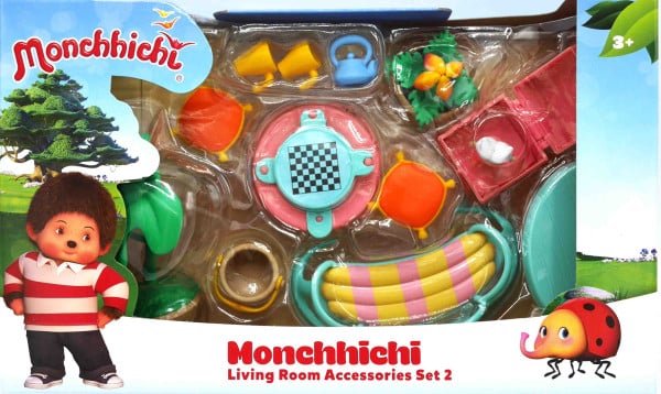 Jonotoys monchhichi set di accessori per soggiorno 2
