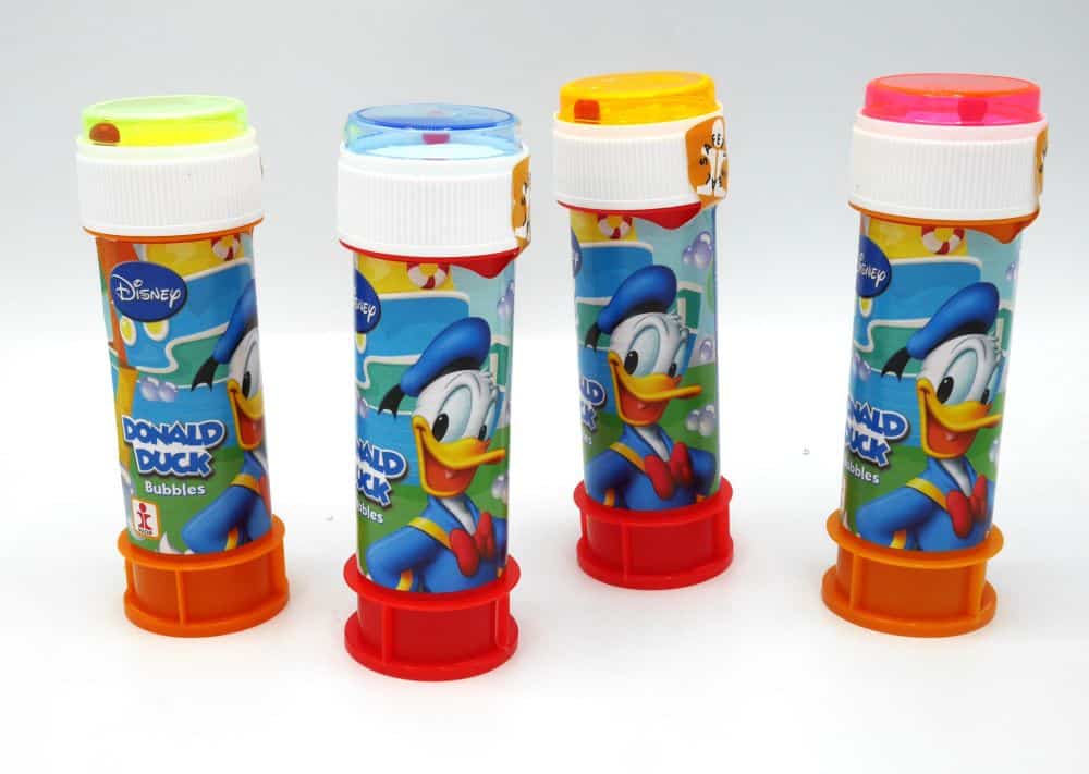 Disney 1 Dulcop -boble, der blæser fra Donald Duck med tålmodighedspil.