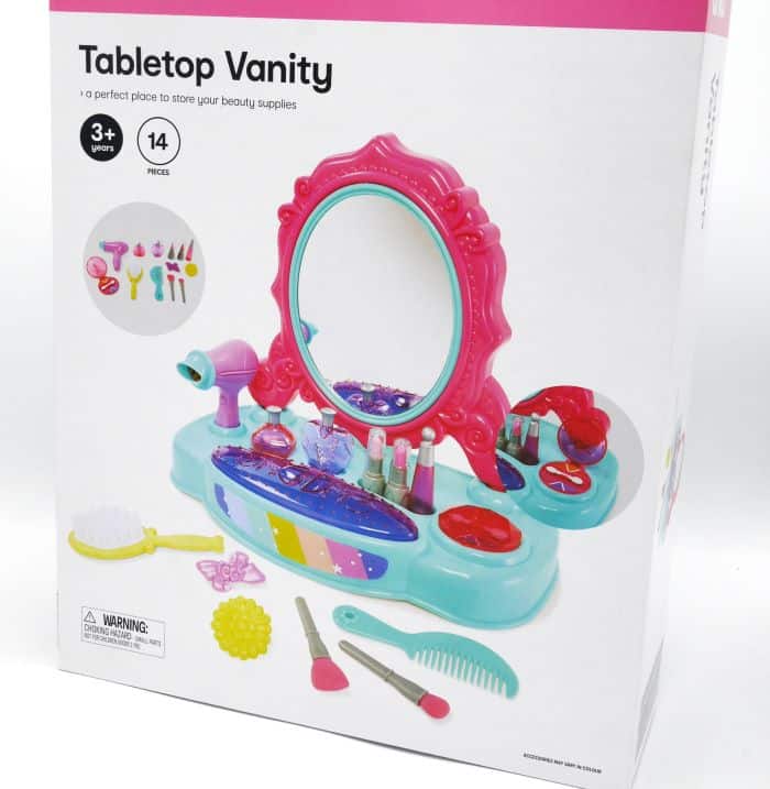 Playgo table top vanity kinder kaptafel met accessoires.