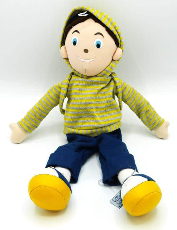 Happy horse rag doll 36 cm long yellow