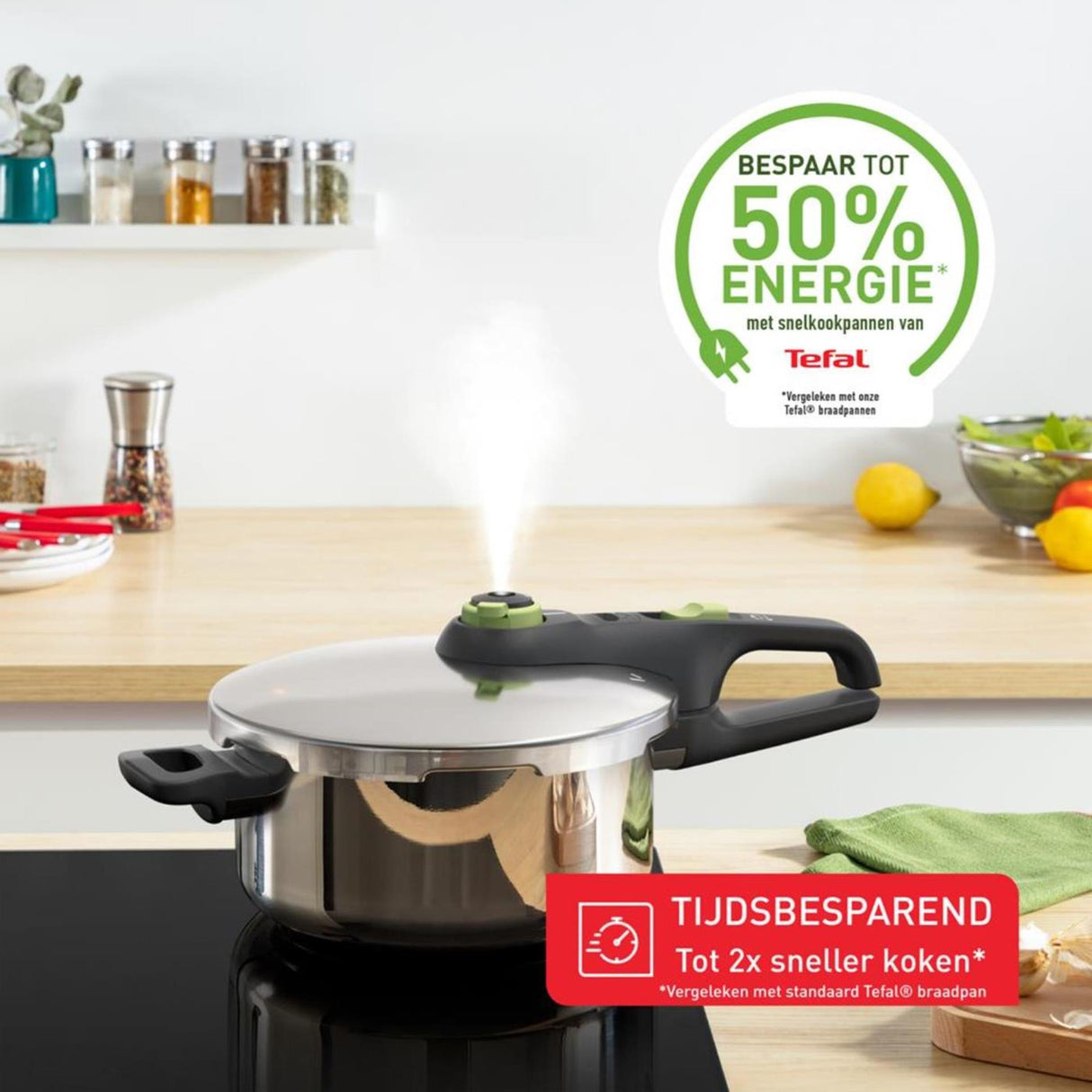 Tefal secure 5 trendy snelkookpan 4l
