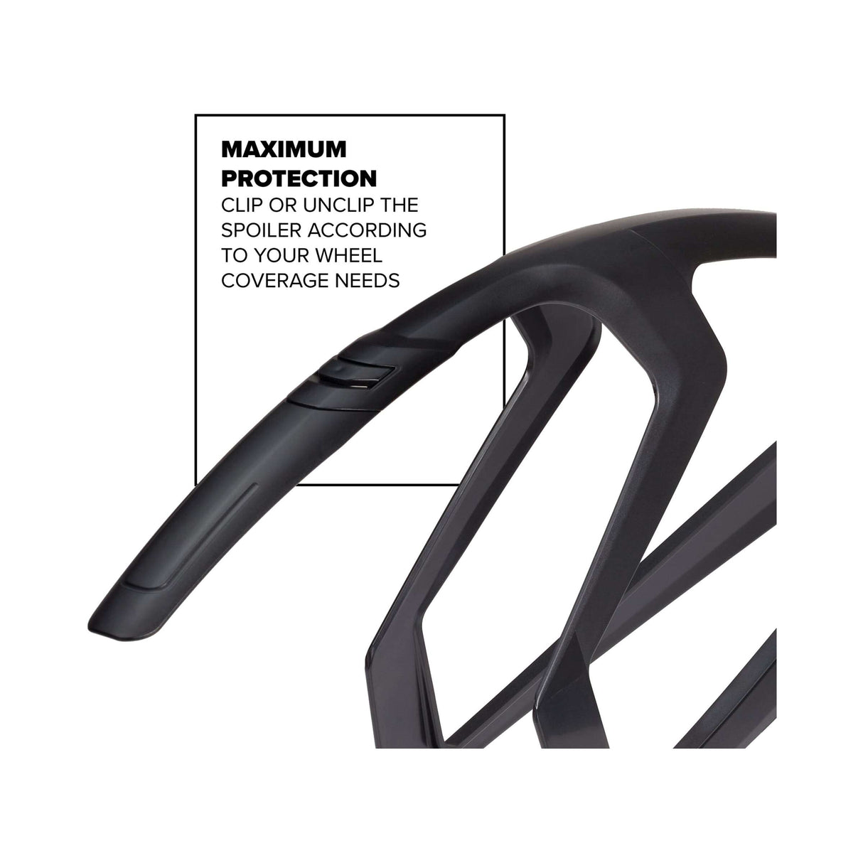 Polisport Fender Set R-MUD 28 Race Velcro 32mm Black