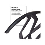 Polisport Fender Set R-MUD 28 Race Velcro 32mm Black