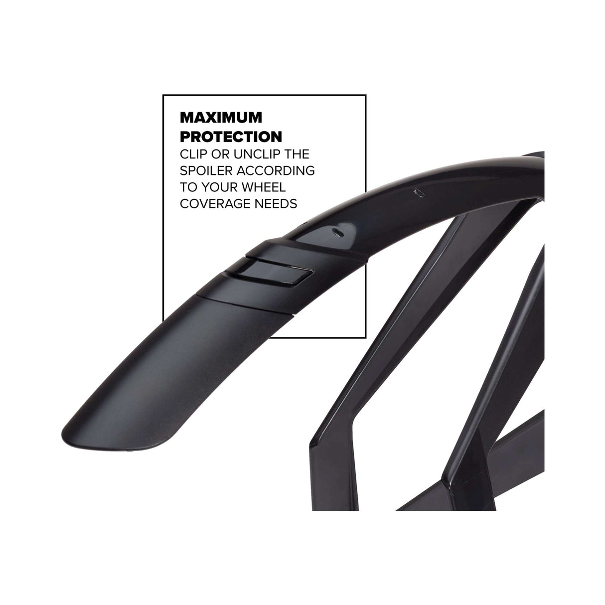 Polisport Fender Set 28 g -Mud 50mm - černá