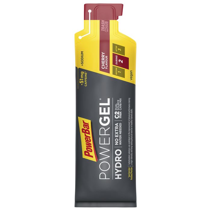 Powerbar powergel hydro (24 x 67ml) - cherry (caffeine)