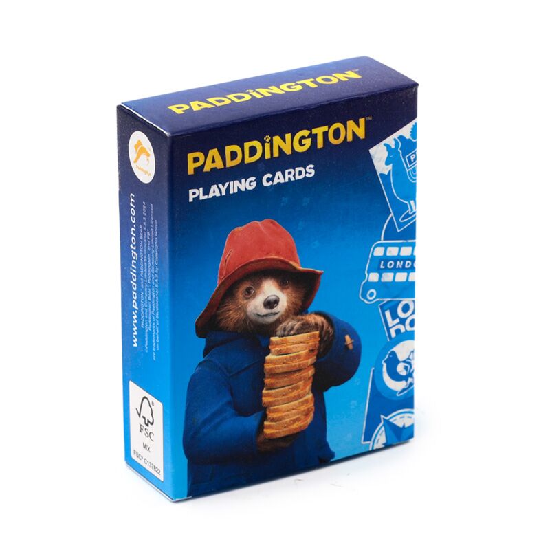 Paddington bear playing cards card game
