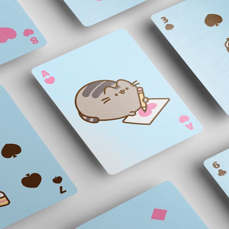 Pushen the Cat Playing Card Card Game