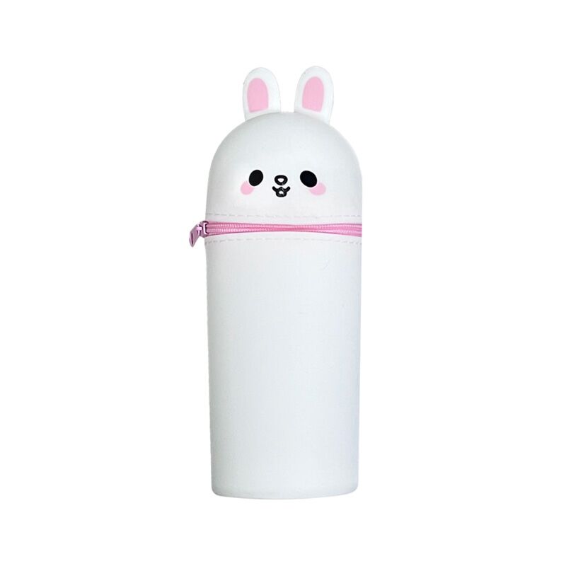 Adoramals Frances le crayon de crayon en silicone debout lapin