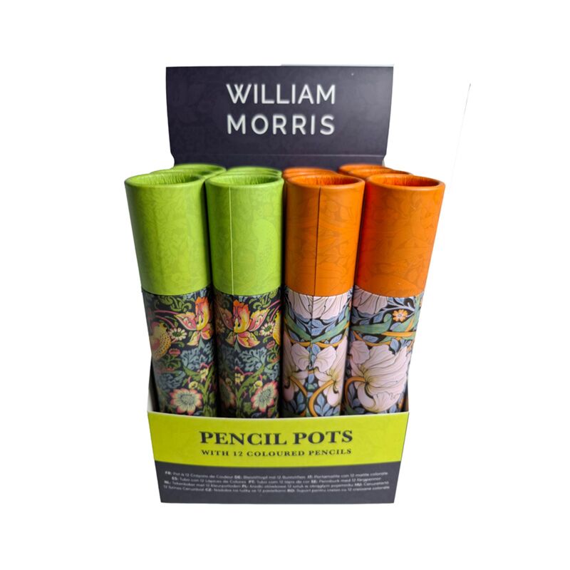 Union william morris drawing case 12 colored pencils