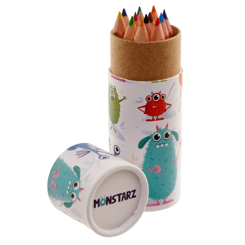 Monstarz monsters - colored pencils drawing case
