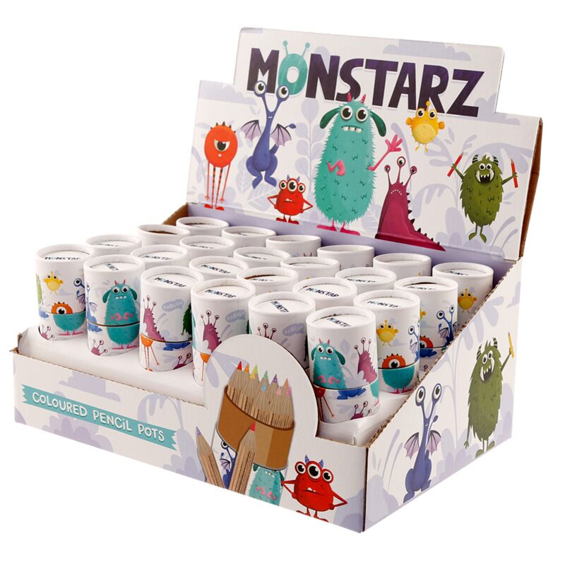 Monstarz monsters - colored pencils drawing case
