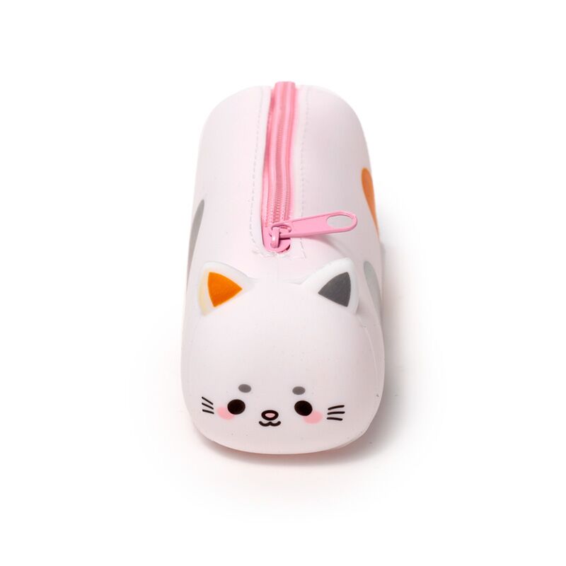 Adoramals cat silicone pencil pouch