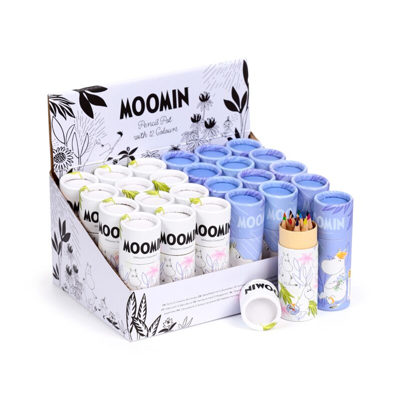 Moomin etui za risanje 12 barvnih svinčnikov