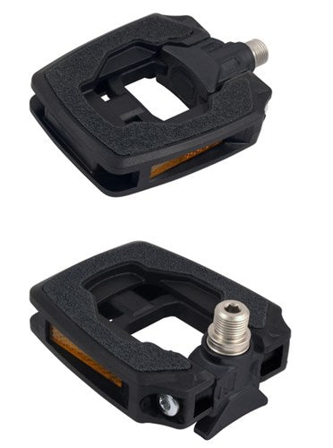 Union foldepedaler sp-157 sandblokk | svart | kort