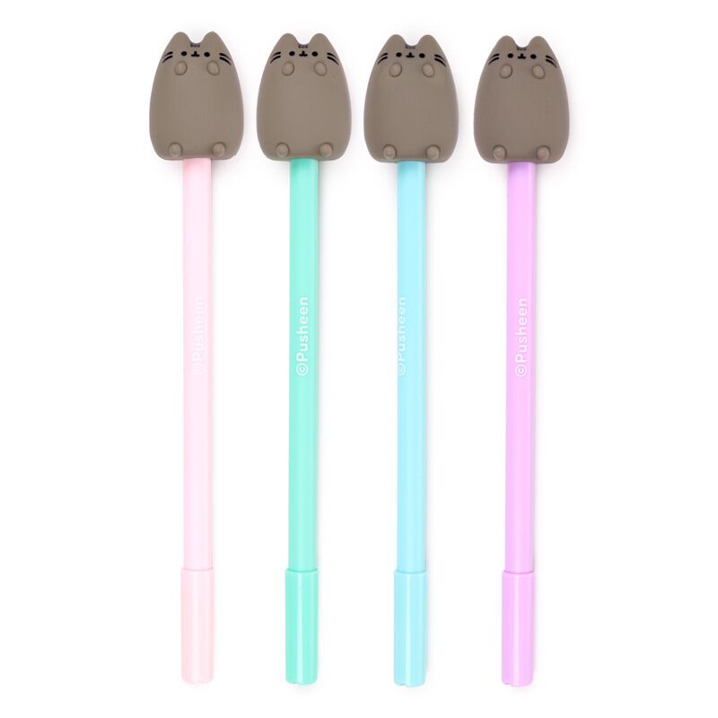 Pusheen de kat fijnschrijver pen siliconen top
