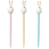 Adoramals Rabbit Fine Writer Pen - Black