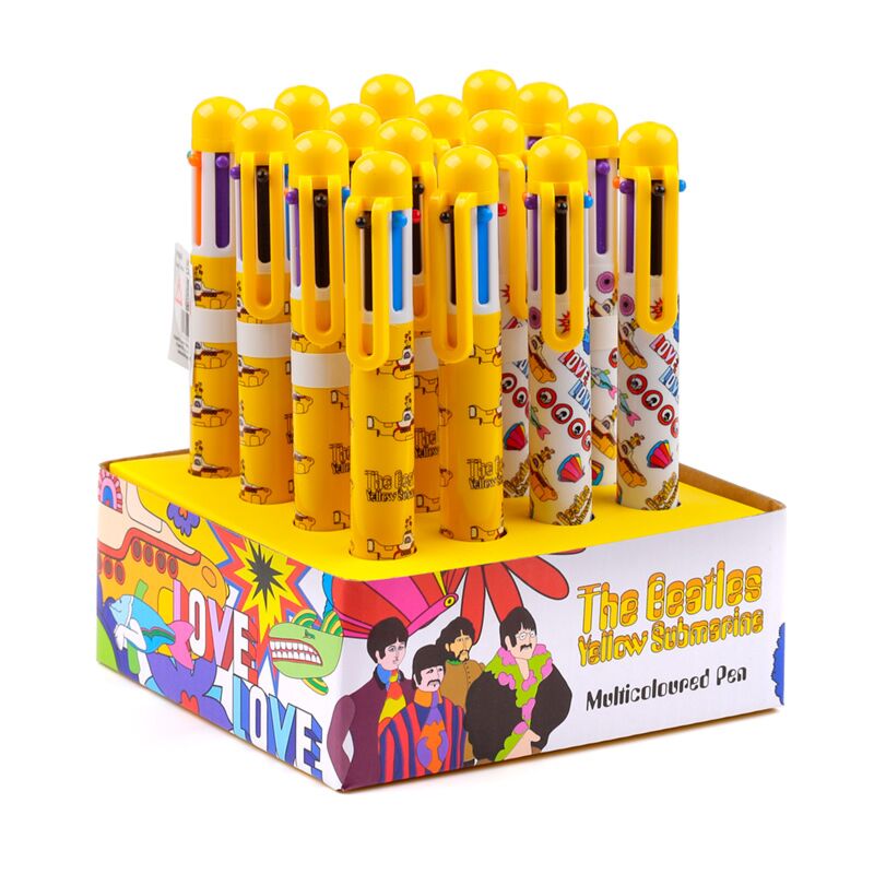 Večkološko podmornico Beatles Yellow (6 barv)