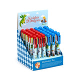 Ritter Dragonen Multi -Coloréiert Pen (6 Faarwen)