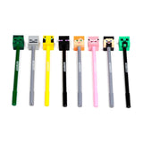 SITER SITER MINECRAFT a 8 pezzi Top in silicone