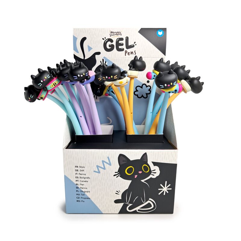 Lucky de zwarte kat fijnschrijver pen