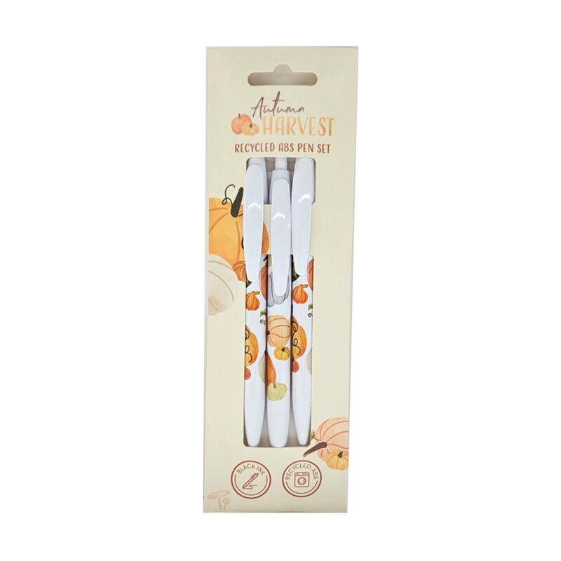 Autumn Harvest Recycled ABS (RABS) 3-piece pen set