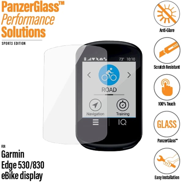 Panzerglass Garmin Edge 530 830 Screen Protector is anti -reflective