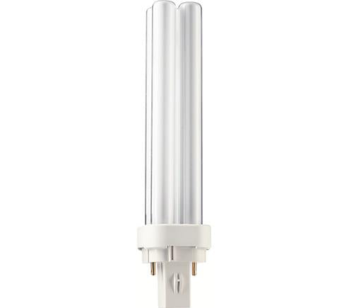 Philips master pl-c lampe 18w 830 2p g24d-3 blanc chaud