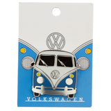 Volkswagen van VW T1 Blue enamel button Badge