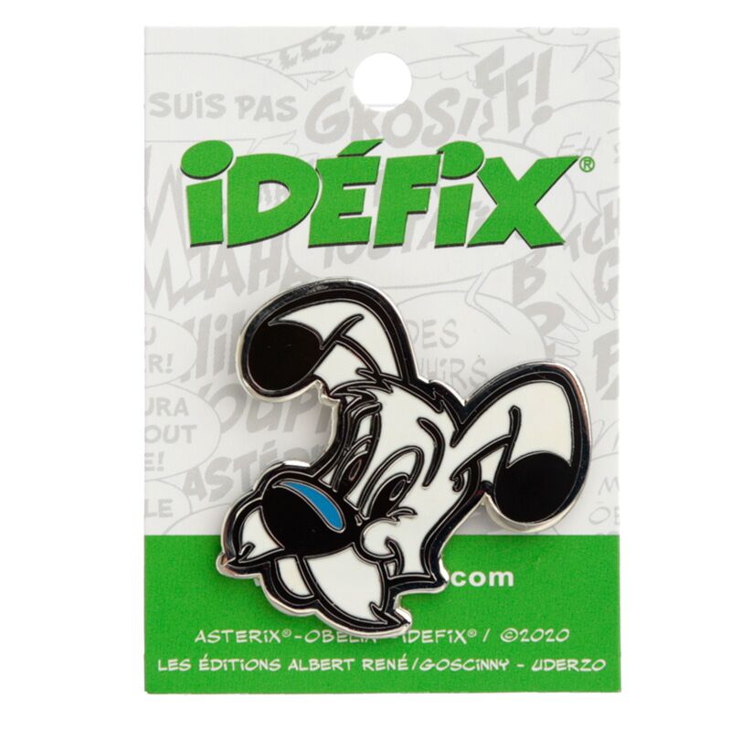 Stemma per bottoni smaltato della collezione Asterix idefix (dogmatrix).