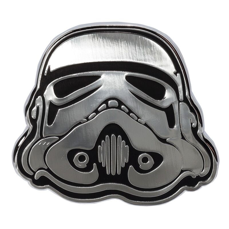 The original stormtrooper helmet enamel button badge