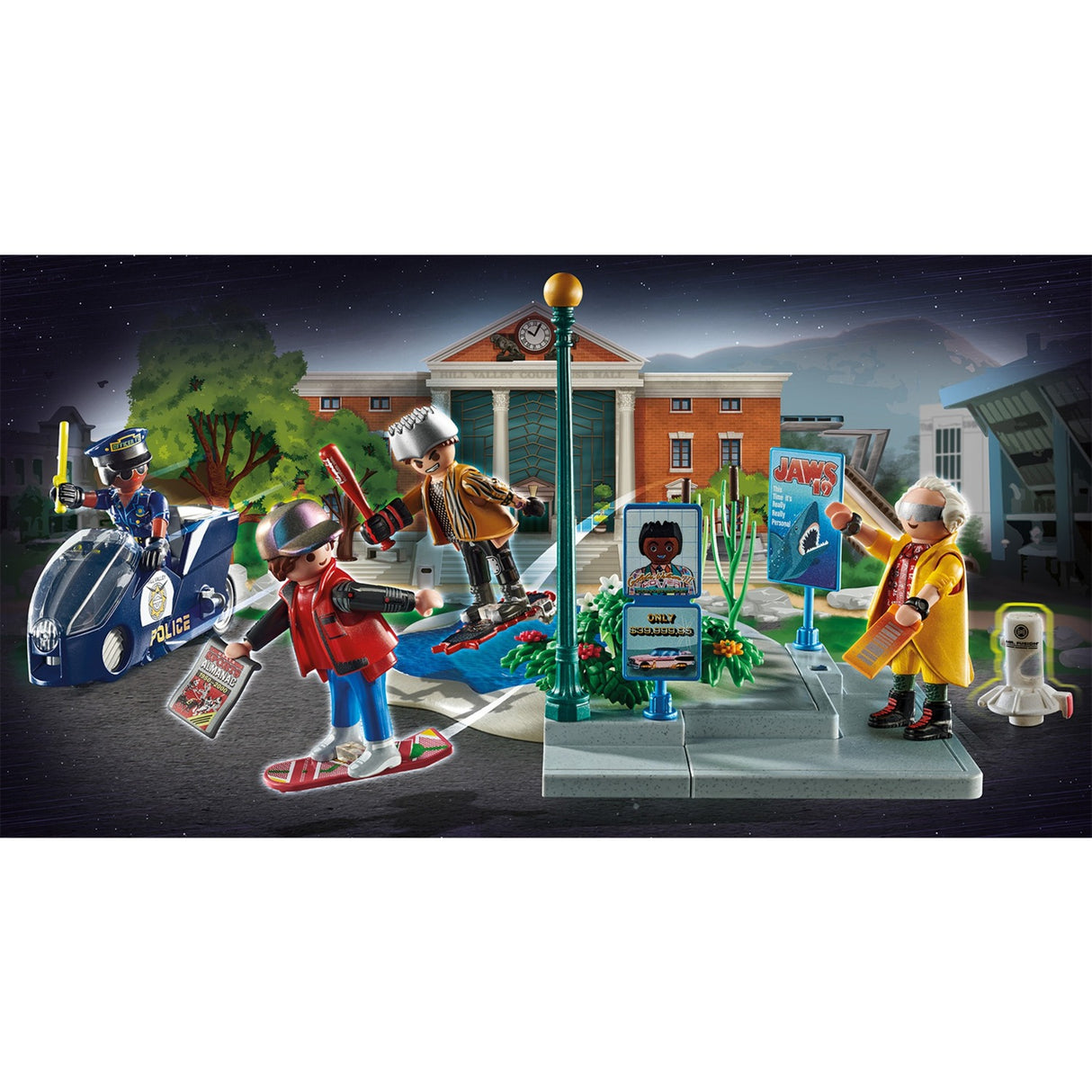 PLAYMOBIL Back to the Future deel II Hoverboard achtervolg