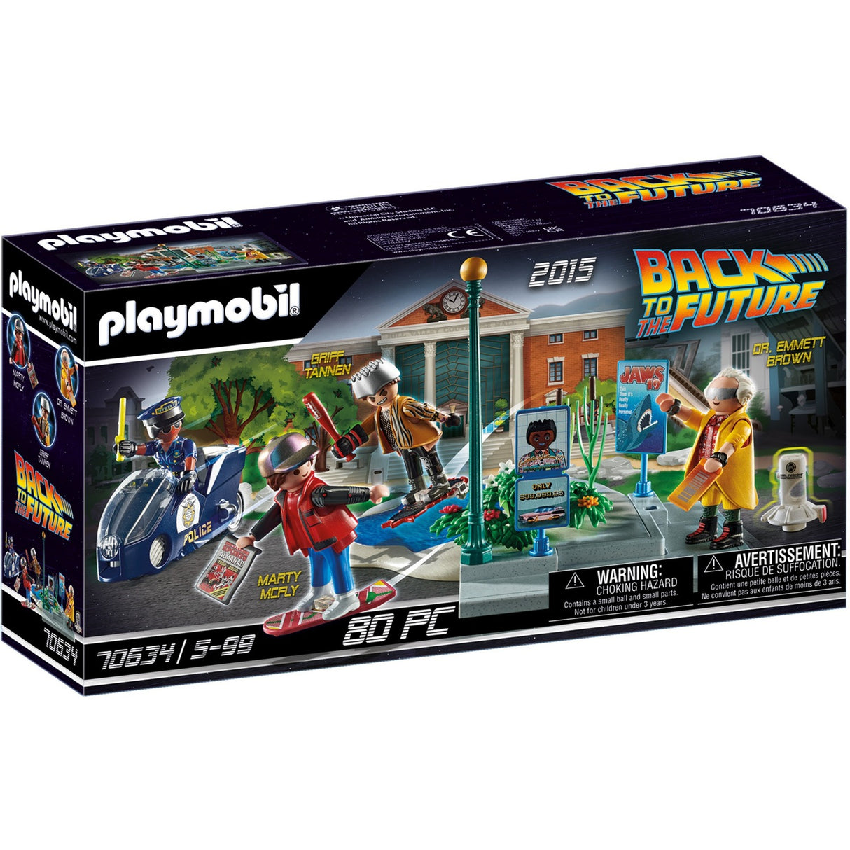 PLAYMOBIL Back to the Future deel II Hoverboard achtervolg