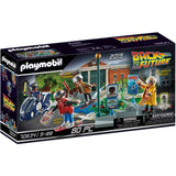 PLAYMOBIL Back to the Future deel II Hoverboard achtervolg