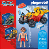 PlayMobil City Action plateguard Quad 71040